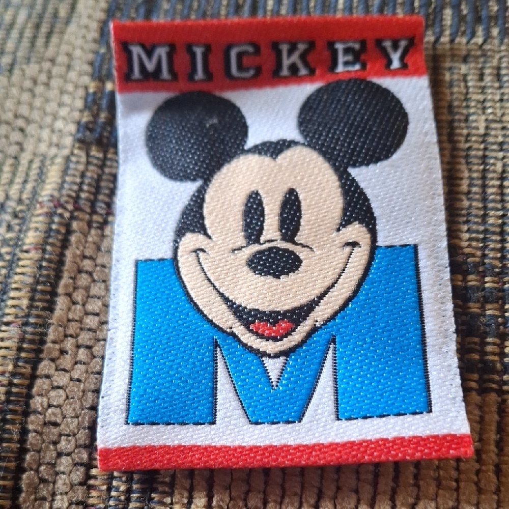 Disney Mickey Patch in Red, Blue, Black